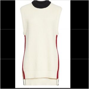 Burberry Knox Wool Blend High Low Sweater. Size M